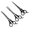Wholesale 6.75'' plastic handle double thinning styling hair scissor
