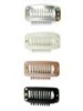 3.2 cm waterdrop shape Stainless steel wig clips/ hair extension clips/Hair extension clips with rubber