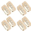 Beige Color Hair Extension Clips with high quality, 2.8cm wide