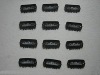 Black 3.2 cm with 6 teeth U shape Stainless steel wig clips/ Toupee clips/Hair extension clips with rubber