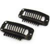 3.2cm with 9 teeth waterdrop shape Stainless steel wig clips/ hair extension clips/Hair extension clips with rubber