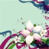 Wholesale Flower printed napkin