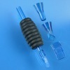 Wholesale Sterile 16mm/19mm/25mm/30mm Tattoo Disposable Blue PlasticTube with Rubber Supply