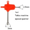 red tattoo machine accessory sapnner