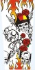 Wholesale 2011 New design most fashion best selling trial tattoo sleeve