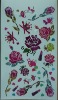 Wholesale flower tattoo sticker