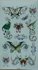 Wholesale buterfly cattoo tattoo sticker