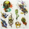 Wholesale skull tattoo sticker sticker