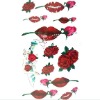 Rose temporary body tattoo sticker
