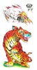 High-quality colorful temporary tattoo sticker