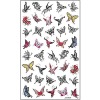 Wholesale Fashionable and beautiful butterfly tattoo sticker