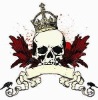 Wholesale Fashionable Skeleton temporary tattoo sticker