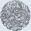 Wholesale The-Chinese-dragon temporary tattoo sticker