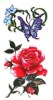 Wholesale High-quality beautiful rose tattoo sticker