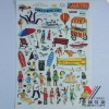 Wholesale body sticker, water transfer tattoo sticker