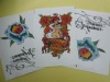 Temporary body tattoo sticker