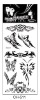 Wholesale Black Body Tattoo Sticker
