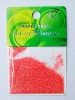 Glitter powder packed in card
