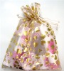 Wholesale 2011 Fashion organza drawstring cosmetic bag