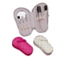 Wholesale Makeup set,manicure set with PU slipper pouch