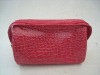 Wholesale FASHION PINK COLOR PU COSMETIC BAG