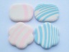 Wholesale beauty Cosmetic facial SBR latex bi-color sponge PUFF for loose powder makeup