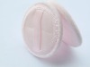 Wholesale velour makeup powder puff with ribbon