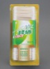 Wholesale 250pcs plastic stick cotton swab in blister card