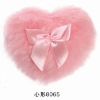 Wholesale plush puff with heart shape