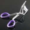 Wholesale Mini eyelash curler with purple plastic loop