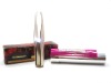 Wholesale LED light eyebrow tweezer beauty make up manicure set