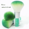 Wholesale Acrylic cosmetic powder brush(green)