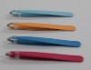 Wholesale powered finished eyebrow tweezers in different color