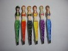 Wholesale eyebrow tweezers with girl printing finish
