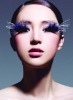 Wholesale Fashion Colorful Handmade Feather Eyelash