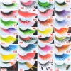 Wholesale coloured/winged party eyelash