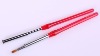 Wholesale Weasel's Tail Hair Acrylic Handle Copper Ferrule Red Lip Brush