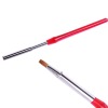 Wholesale Weasel's Tail Hair Acrylic Handle Copper Ferrule Red Lip Brush