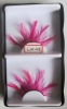 Wholesale Soft Colorful Feather False Eyelashes