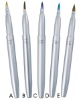 Wholesale metal beauty professional retractable lip brush pencil