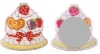 Wholesale acrylic cosmetic mirror with diamond