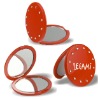 Wholesale promotional plastic cosmetic mirror