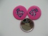 Wholesale Exquisite promotion gift-small makeup mirror/tinplate pocket mirror