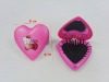Wholesale Fashion promotional porket cosmetic compact plastic mirror&brush