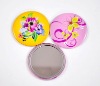 Wholesale New fashion women gift - tinplate cosmetic mirror,travel pocket cosmetic mirror