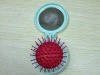 Wholesale plastic makeup mirror with comb