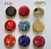 brocaded pocket mirrors