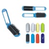 Wholesale travel plastic pocket mirror with brush