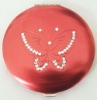 Wholesale aluminum make up mirror,pocket mirror