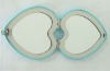 Wholesale mini cosmetic mirror heart-shaped